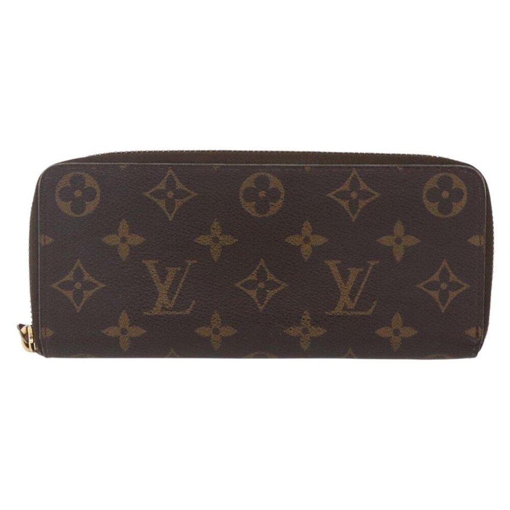 Louis Vuitton Monogram Portefeuille Clemence Long Wallet Brown